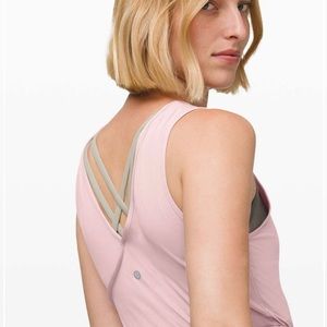 Lululemon Twist Me Up Crop Tank Smoky Blush